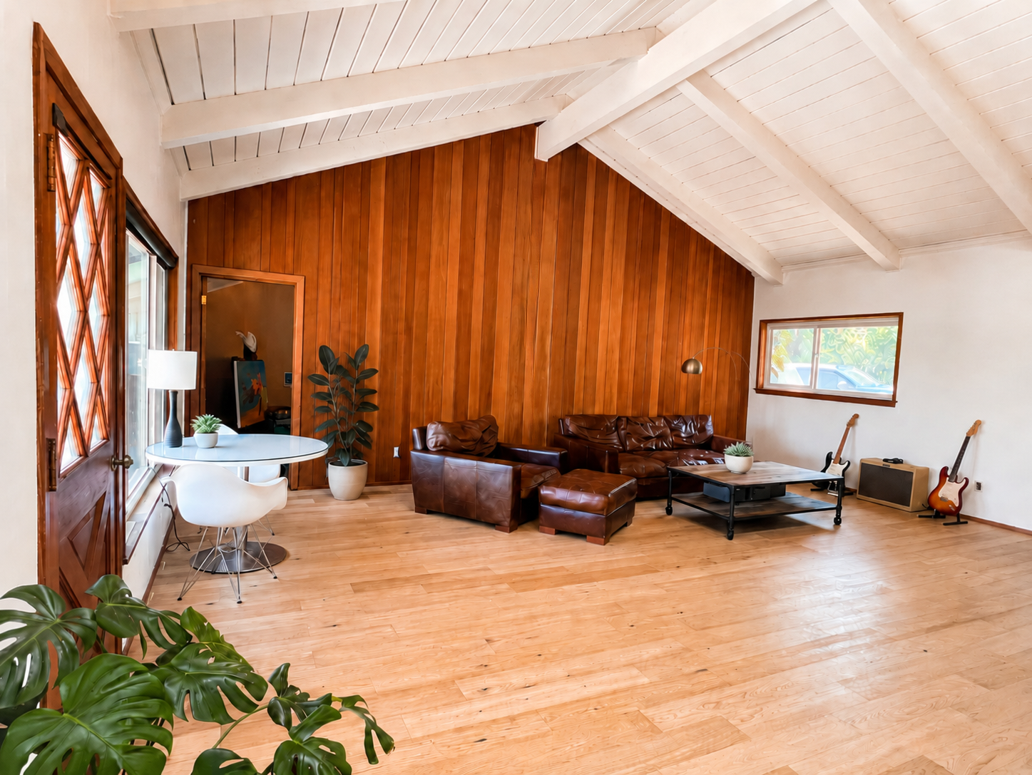 Completed living room interior